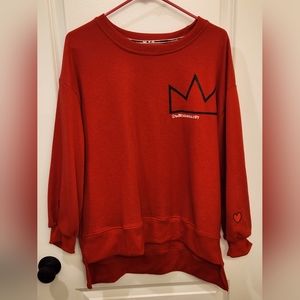 Wren + glory Queening queen sweatshirt oversized